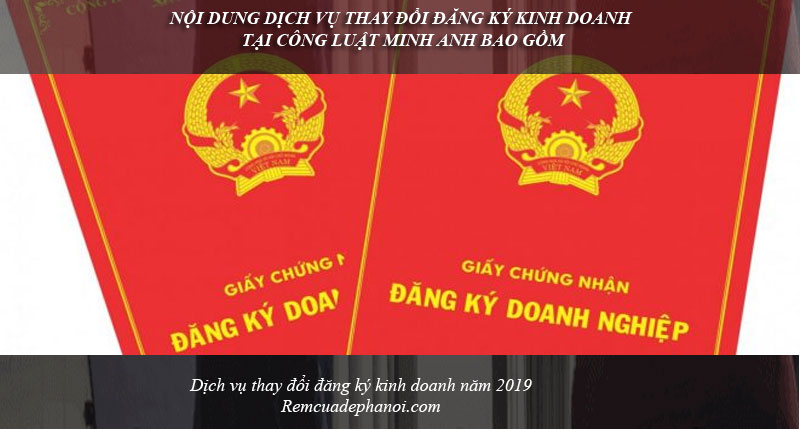 Dich vu thay doi dang ky kinh doanh nam 2019