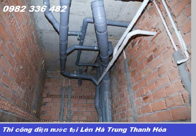 Thi công lắp đặt sửa chữa điện nước giá rẻ tại Hà Trung Thanh Hóa